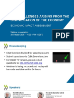 Economic Impact Assessment Webinar Presentation October 2020