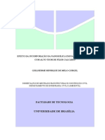 Universidade de Brasília: Efeito Da Incorporação Da Nanossílica em Pastas de Cimento Com Alto Teor de Fíler Calcário