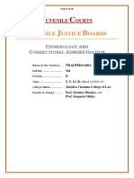 Juvenile Justice Boards and Criminology