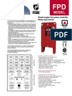 Model: Diesel Engine Fire Pump Controller Relay Logic Based