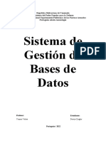 UND 2 Sistema de Gestión de Bases de Datos