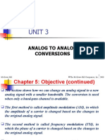Unit 3: Analog To Analog Conversions