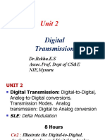 Unit 2: Digital Transmission