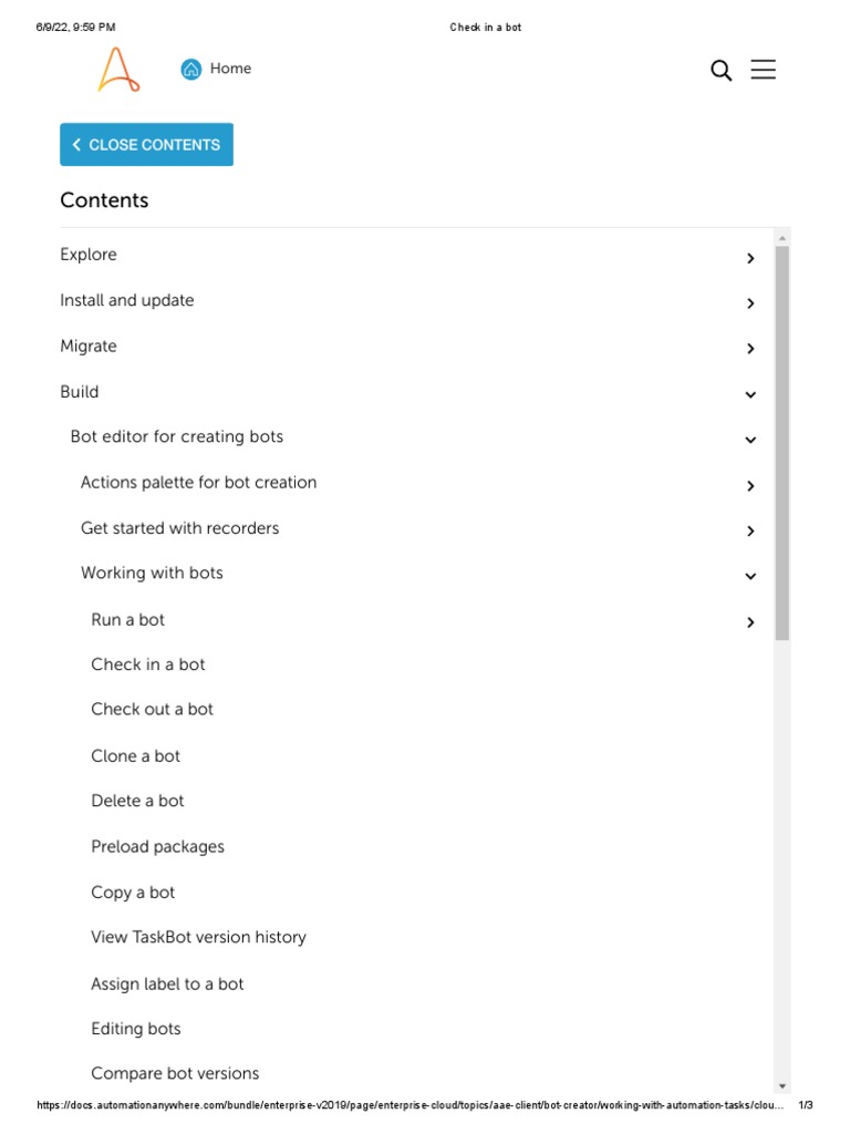 Check in A Bot | PDF | Computer File | Directory (Computing)