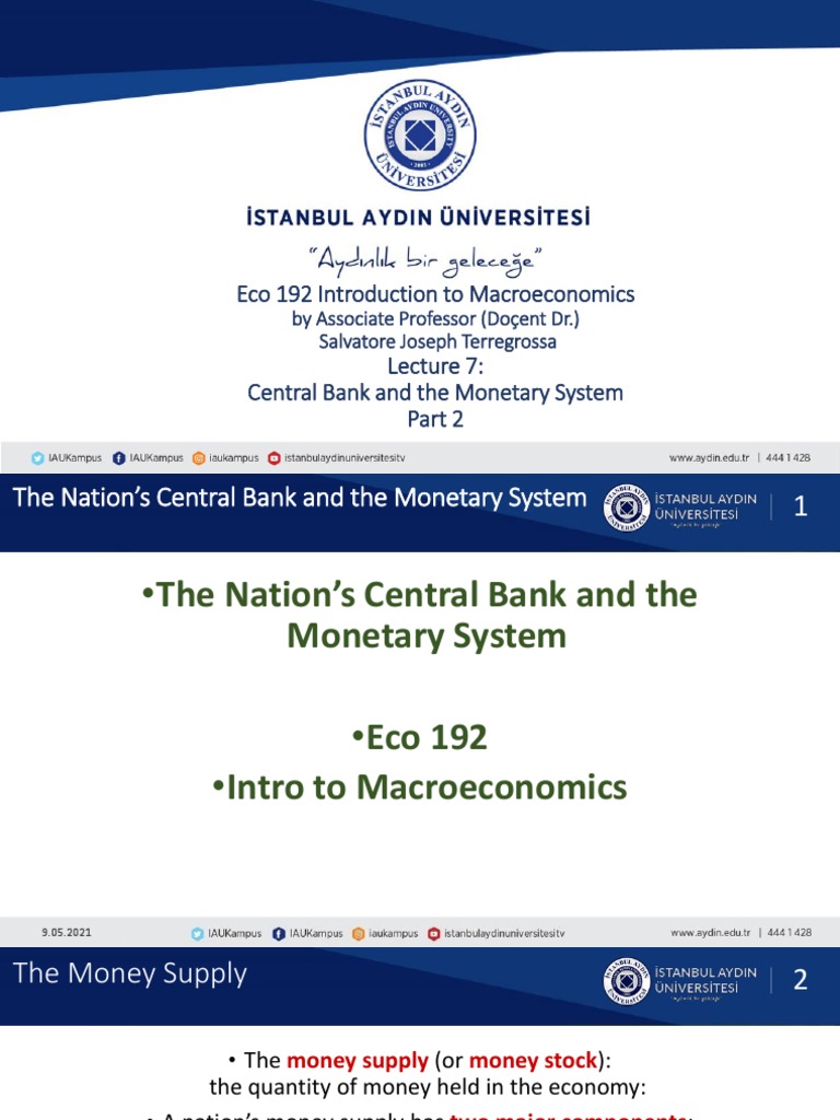 Lecture 7 Eco 192 e IAU Online LectureNotes PowerPoint Presentation