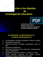 Diseños de Investigación Educativa