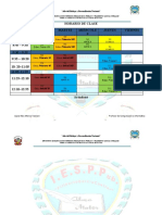 Horario 2018