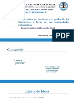 Tema 8 - Recuperación de Las Tierras en Poder de Los Gamonales A Favor de Las Comunidades Campesinas