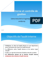 Audit Interne Et Controle de Gestion Gen