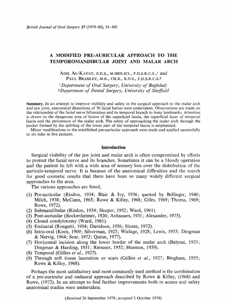 Al-Kayat and Bramli | PDF | Ear | Human Head And Neck