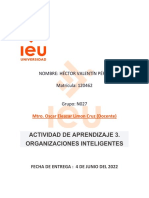 Actividad de Aprendizaje 3. Organizaciones Inteligentes