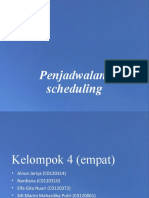 Kelompok 4 (Empat) - Penjadwalan (Scheduling)