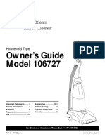 Steam Cleaner Manual GE 106727