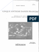 MARIN MARAIS Cinque Antiche Danze Francesi (Va)