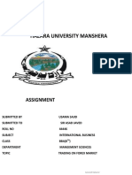 Hazara University Manshera: Assignment
