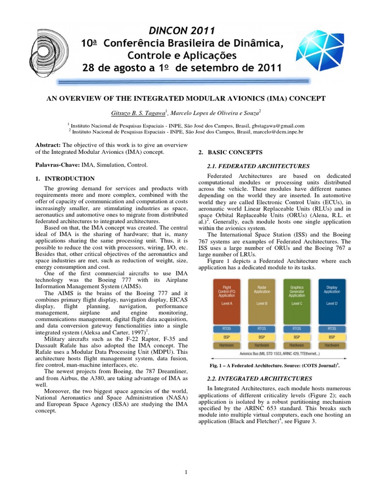 Overview of Integrated Modular Avionics | PDF | Computing | Application ...
