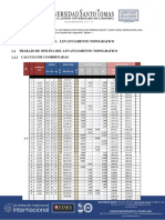 Trabajo de Oficina - Levantamiento de Plazoleta Universidad Santo Tomas