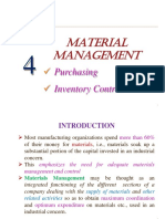 Material Management: Purchasing Inventory Control