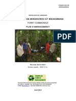 Plan d'amgt Forêt Communale Mindourou-Messamena