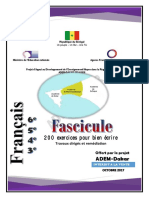 Fascicules Francais 6e, 5e, 4e Et 3e