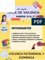 Tipos de Violencia Ley 348 Grupo 5