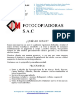 Catalago de Fotocopiadoras-J&m Fotocopiadoras Sac PDF