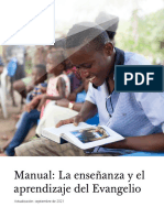 Manual La Ensenanza y El Aprendizaje Del Evangelio 2022