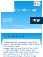 CALENTADOR SOLAR Exposicion