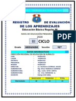 Registro de Evaluacion