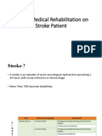 Role of Medical Rehabilitation of Stroke