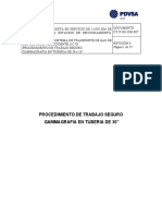 007 Procedimiento Gammagrafía en Tubería de 30