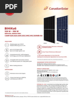 Canadian Solar CS6.2-66TB 615W Datasheet | PDF | Solar Panel ...
