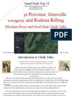 Blue Ridge Province: Grenville Orogeny and Rodinia Rifting: Mechum River and Swift Run Chalk Talks
