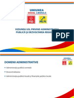 Viziunea USL Privind Ad Mini Strati A Publica Si Dezvoltarea Regionala