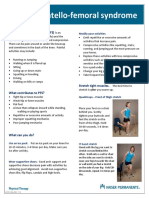 Patello-Femoral Syndrome (PFS)