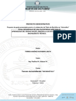 ESQUEMA DEL PROYECTO DEMOSTRATIVO Parte 1, 2 y 3 Corregido FINAL