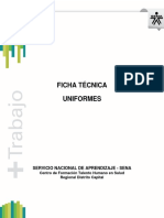 Ficha Técnica Uniformes