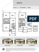 Bianco: Approx 2,679 SQ FT - 4 - 5 Bedrooms - 3 Baths