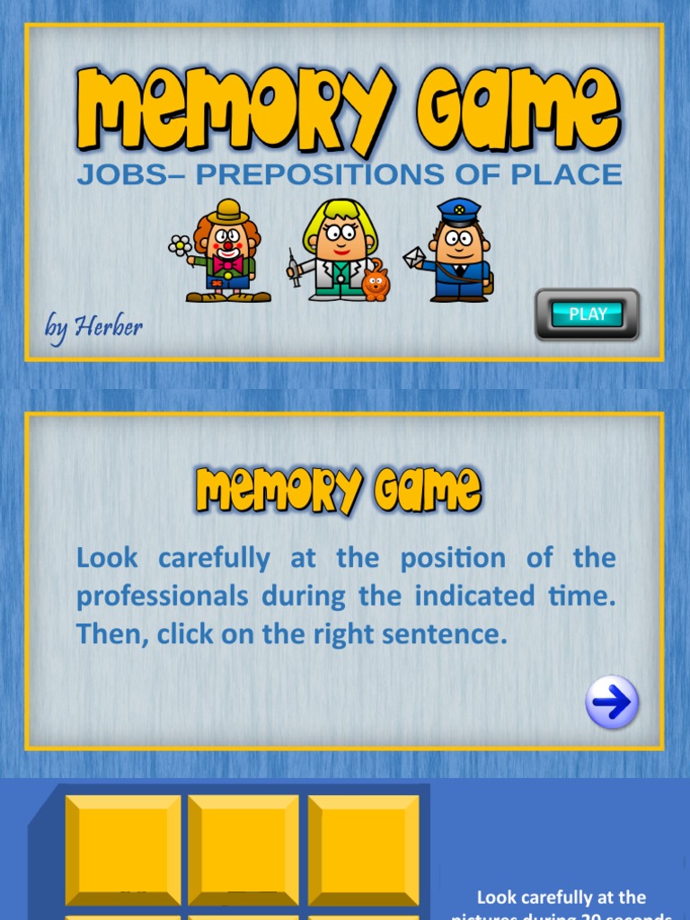 homework memory game jobs