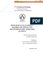 Resiliencia en Padres y Madres de Niños Con Trastorno Del Espectro Autista