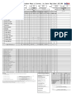 School Form 2 Dai L y at T Endance Report of Learners F or Seni or Hi GH School (SF2-SHS)