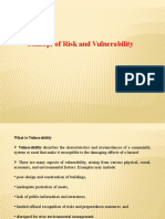 Concepts of Risk, Vulnerability and Their Assessment