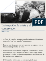 1968-1973-1980, La Irrupción, La Crisis y El Giro Conservador