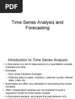 Time Series Analysis and Forecasting