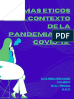 Dilemas Éticos en El Contexto de La Pandemia Del Covid 19 - KDTC