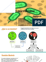 Diversidad microbiana dominios y filos