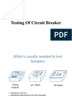 Testing of Circuit Breaker