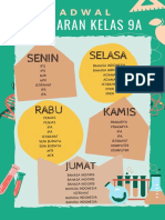 JADWAL KELAS 9A