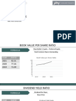 Market Value Ratios: Annual Report Analysis of Godrej Consumer Products