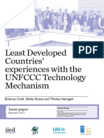Least Developed Countries' Experiences With The UNFCCC Technology Mechanism